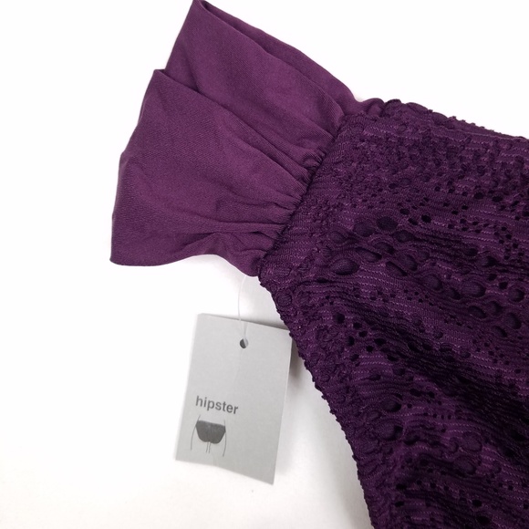 Mossimo Crochet Tabside Hipster Swim Bikini Bottom - Picture 5 of 7